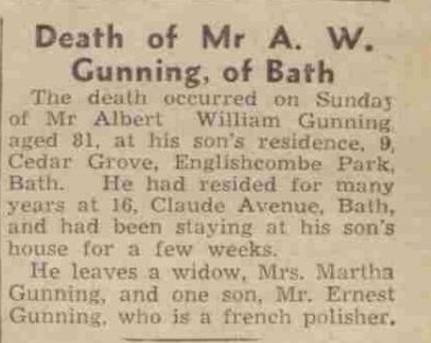 Albert death announcement