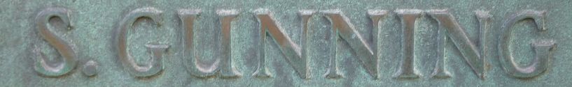 Gunning on Bath War Memorial