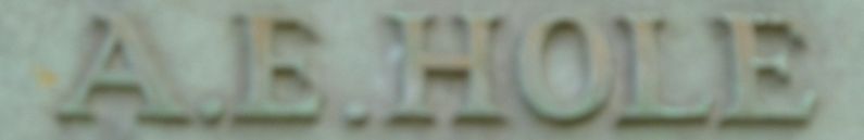 Albert Hole on Bath War Memorial