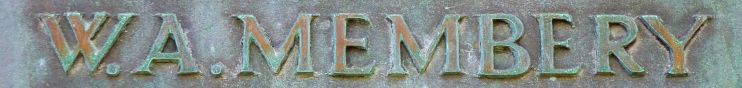 Membery on Bath War Memorial