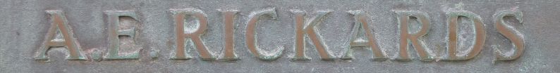Rickards on Bath War Memorial