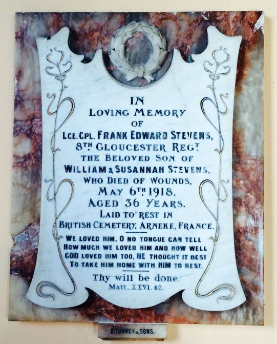 Stevens in St John Evangelist
